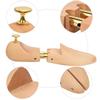 2Pcs Wood Anti Deformation Anti Wrinkle Adjustable Women Men Shoe Tree Keeper(41 42)
