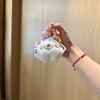 Cute Plush Monster Keychain With Colorful Chain And Lobster Clasp Bag Charm Accessory