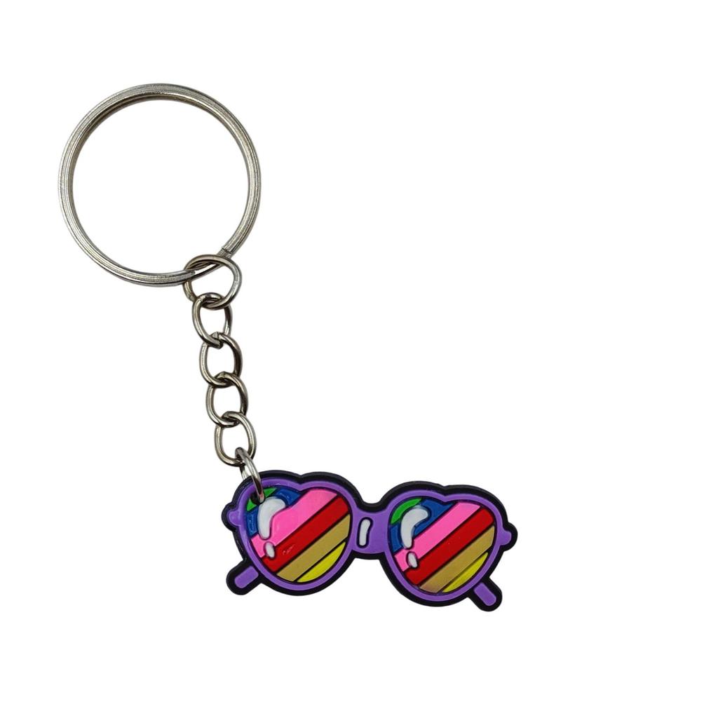 Creative Sports Keychain: Soft PVC Rubber Keyring for Football, Basketball, Volleyball, Rugby Bag Pendant