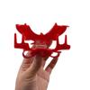 Acetate Acetic Acid Bow Hair Claw New Year Red Bownot Grab Clip Personalized Red Hair Clip  Daily