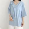 New Arrivals Open Run Women Oversized Round T shirT Solid Side sliT Shawl Layer