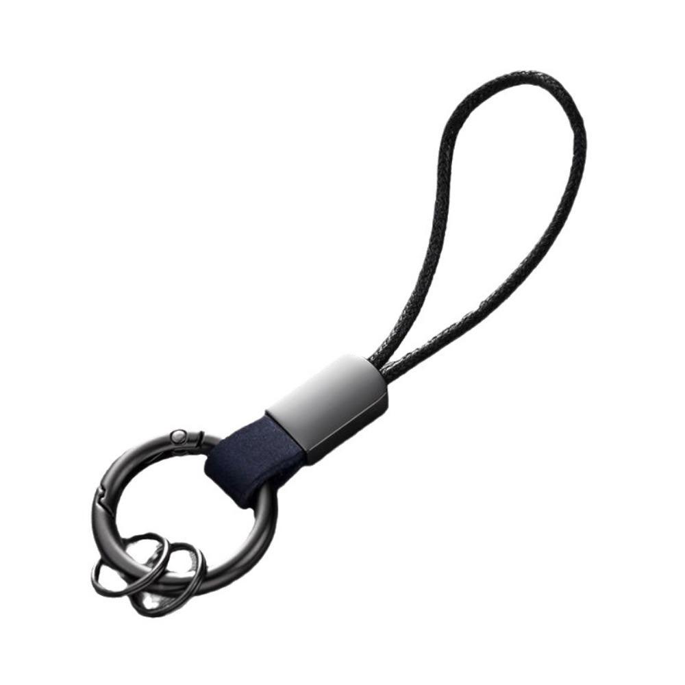 Key Chains for Men Women Car Keychain Lanyard Cotton Rope Strap Metal Keyring Gift Trendy Key Holder