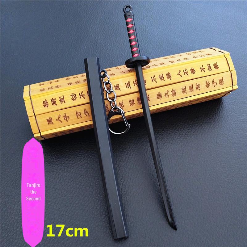 Модель меча-подвески «Убийца демонов Камадо Пламя и Ветер», брелок, 17 см