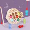 Магнитная рыбалка игрушка для детей Деревянная игра-головоломка Развивающая игрушка Деятельность для развития ручных навыков родителей и детей
