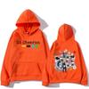 Ed Sheeran Tour Hooded Double-sided Printing Retro Sweatshirt With Hooded Fleece Punk Clothing Sudaderas Soft