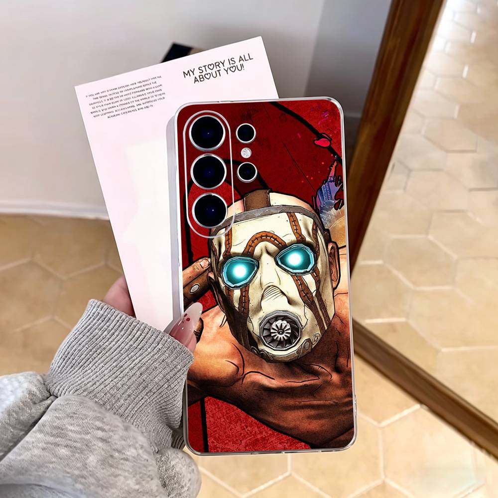 Borderlands  Phone Case For Samsung S25,S24,S21,S22,S23,S30,Ultra,S20,Plus,Fe,Note,10,9,5G Transparent Cover