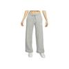 Nike High-Waist Drawstring Casual Pants With Solid Color Logo Women Bottoms Light-Grey FB2728-063