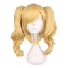 Профессиональный длинный волнистый косплей смешанный светлый парик с 2 хвостиками синтетические парики из волос