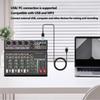 256DSP Outdoor USB Sound Card Home KTV Bluetooth 4/6 Channel Mixer Professional Mixer Audio System 16 Digital Reverberation