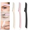 3/5Pcs Portable Folding Eyebrow Trimmer Stainless Steel Blade Facial Hair Remover for Eyebrow Armpit Compact Makeup Tools