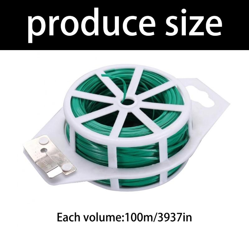 Садовое растение Мягкая проволока Садовая гибкая завязка Мягкая садовая завязка Цветная скрутка Резиновая завязка Садовый инструмент Для овощей