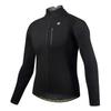 Santic Men's Long Sleeve Cycling Jersey, Windbreaker Jacket, Windproof and Cold-Resistant for Fall and Winter, Black, Size XXL