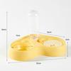 New Cat Feeder Water Bowl Water and Food All-in-one Two-in-one Pet Cat Bowl Pet Supplies