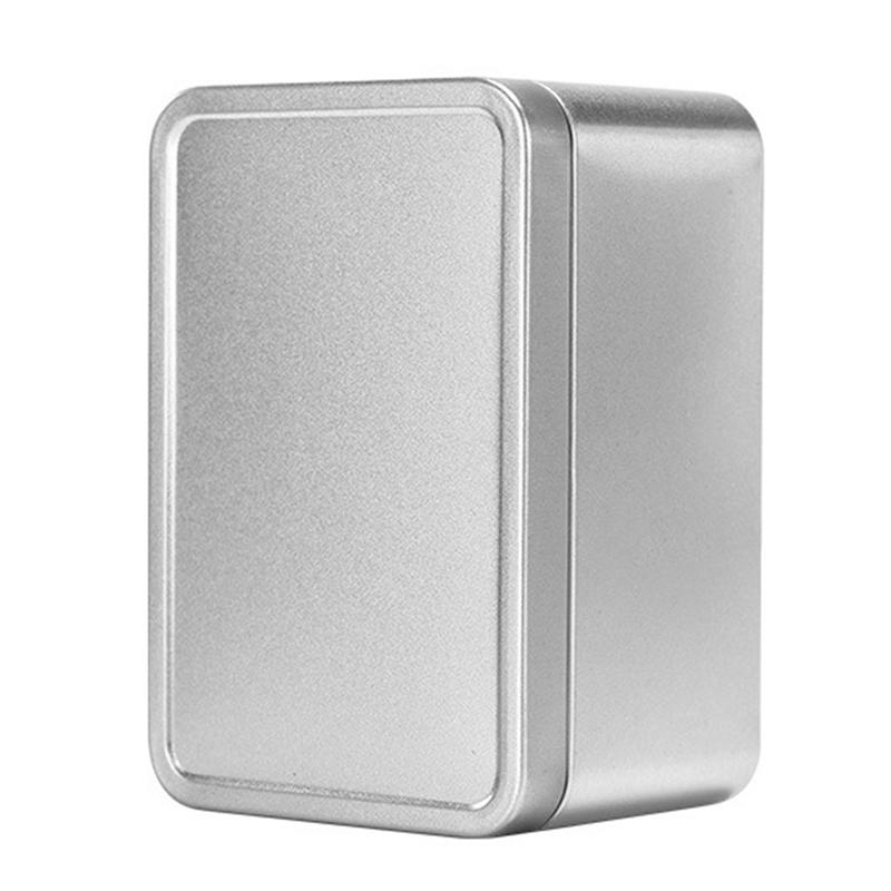 Жестяные банки для чая Металлическая коробка для хранения Жестяные банки для чая Герметичные банки Прямоугольные жестяные коробки Контейнер для чая Коробка-органайзер Коробка для печенья