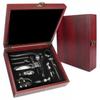 Red Wine Bottle Opener Set With Wooden Gift Box Wine Bottle Opener Bar Tools Multi Functional Set for Wine Opening and Pressing