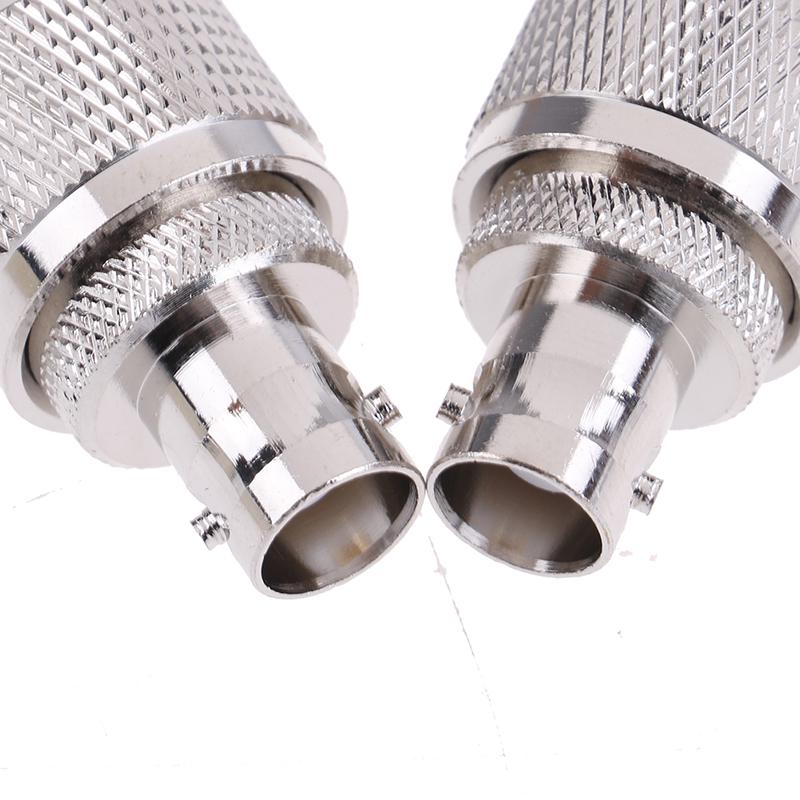 1X Uhf Male Pl259 Pl-259 Plug To Bnc Female Jack Rf Coaxial Adapter Connector