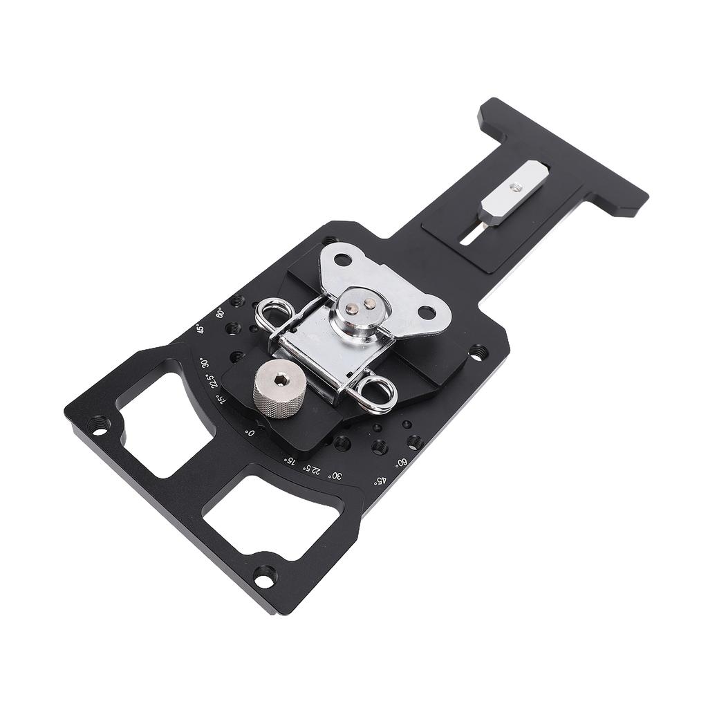 Track Saw Square Adjustable Angle Guide Rail Square for Woodworking with 60 degrees to 60 degrees Quick Positive