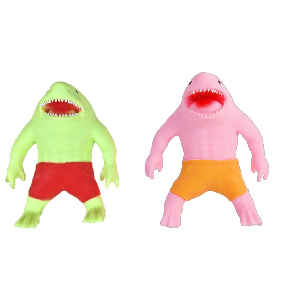 Kneading Shark Fidgeting Toys Slow Rebound Sharkman Relax Toys Shark Squeeze Toy  Children Adult