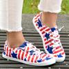 Floral Print Women's Sports Shoes Flat Breathable Shoes Women's Shoes