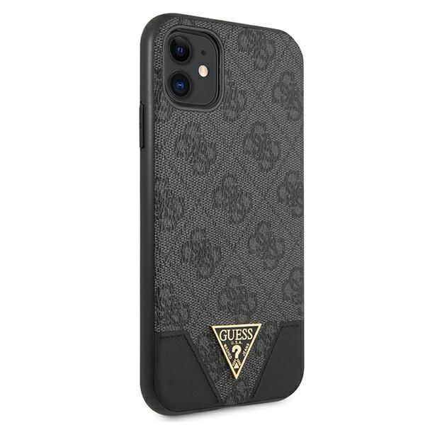 Guess Guhcn61Pu4Ghbk Iphone 11 6,1 / Xrszary/Grey Hardcase 4G Triangle Collection