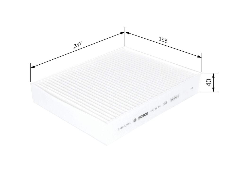 Фильтр салона активен 1 BMW часть 1987435003 BOSCH/номер Bosch
