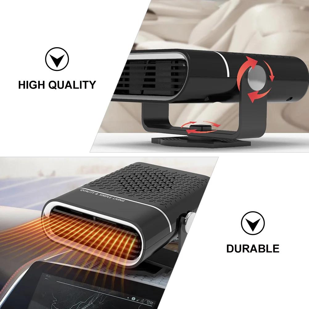 12V/24V Electric Car Heater Fan Fast Heating Window Windshield Defogging Defrosting Heater Non-slip Base Auto Accessories
