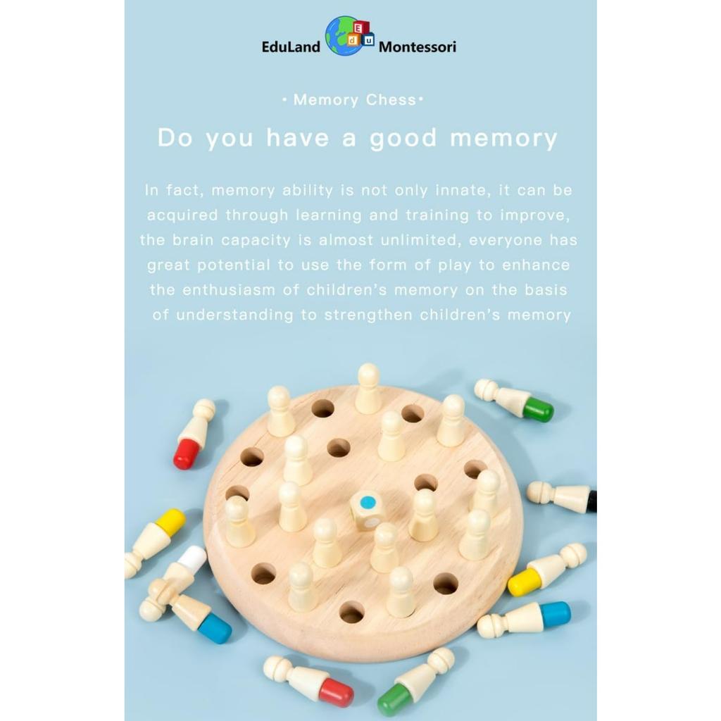 Sensorial Wooden Memory Match Color Peg Board Chess Game, Color Memory Family Game Battle Game Interaction, Educational Toy Intelligent Game