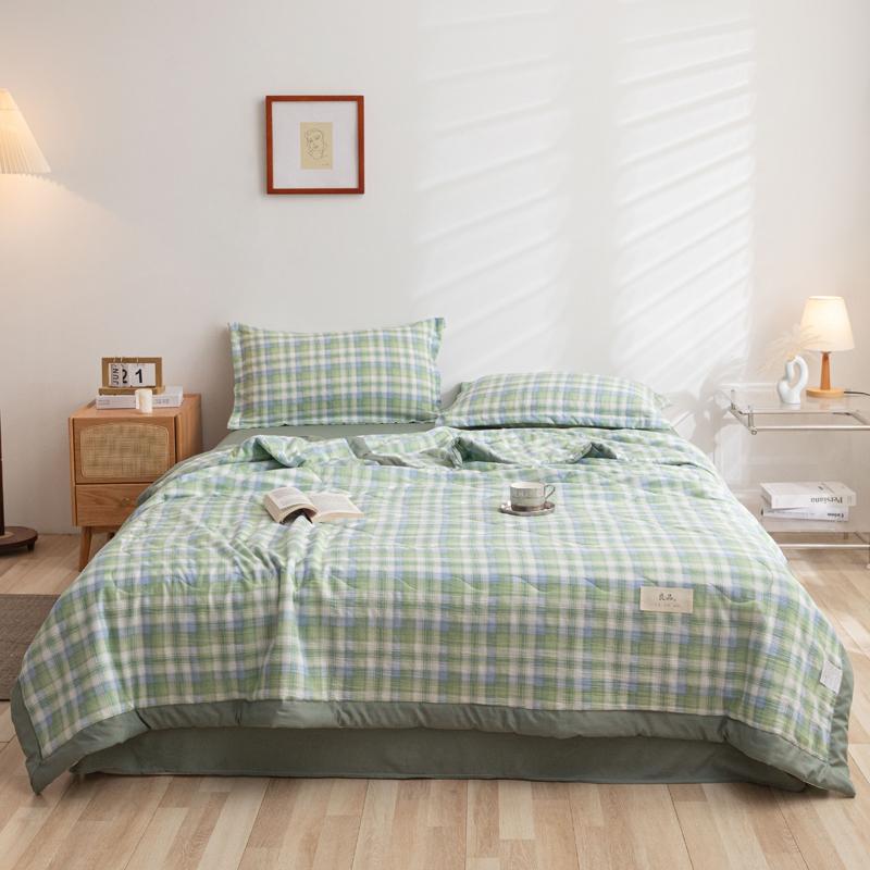 2024 Высококачественное японское весенне-летнее одеяло с кондиционером, односпальное летнее одеяло, летнее охлаждающее одеяло, многоцветное