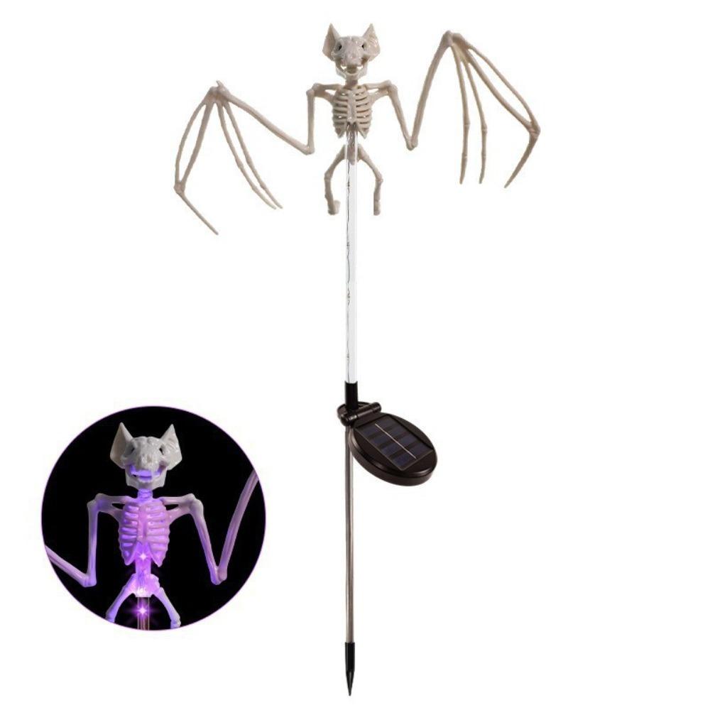 Stick-in-the-ground Halloween Bat Solar Light Waterproof Festival Decorative Light Lawn