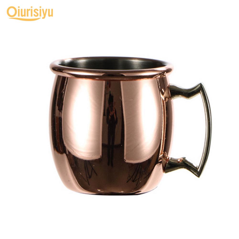 Московская кружка-мул на 60 мл из нержавеющей стали, пивная кофейная чашка