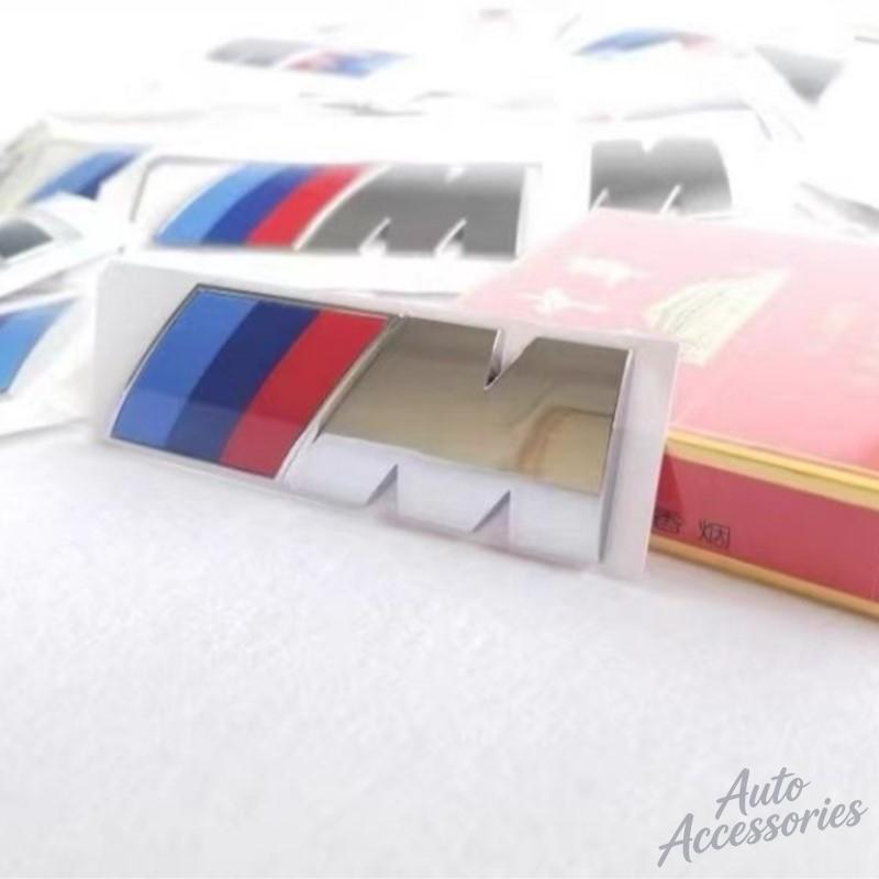 1PC 45mm 55mm 73mm 90mm 3D ABS M Emblem Car Fender Badge Trunk Sticker Accessories For BMW M M3 M5 M6 G20 E36 E34 X6 G20 G30 X3 xg3