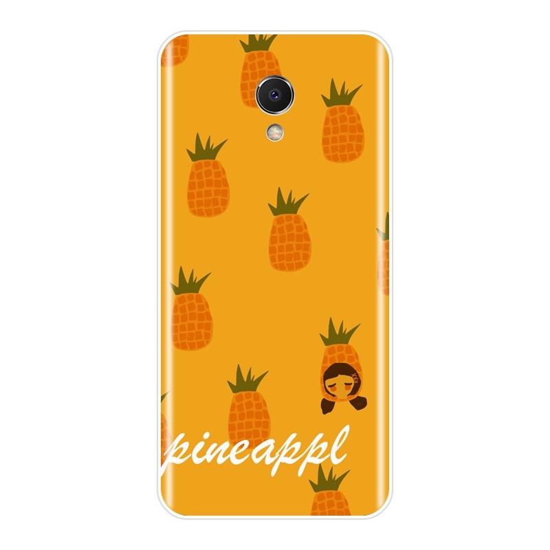 Задняя крышка из ТПУ для Meizu M2 M3 M5 M6 Note, мягкий силиконовый чехол для телефона с ананасом и авокадо для Meizu M6 M6S M6T M5 M5C M5S M3 M3S M2