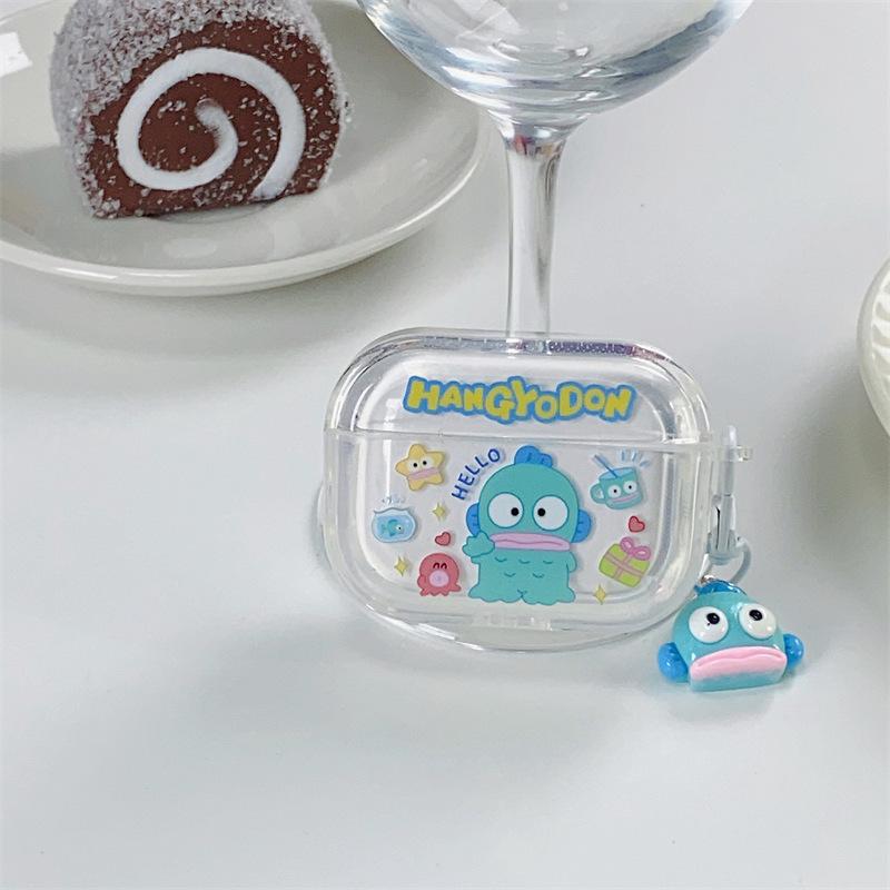 Cartoon fisherman Hanton applicable AirPods 1/1/1/1 generation protective case Apple wireless earphone 1/1pro soft case