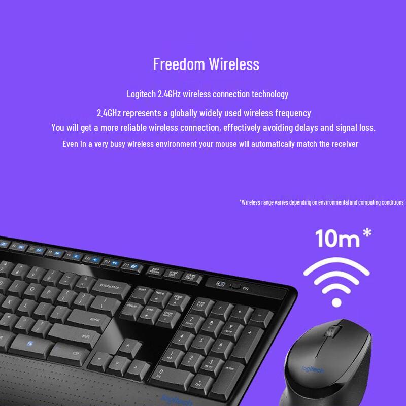 Logitech Беспроводной комбо-набор клавиатура и мышь MK345
