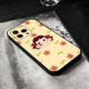 Fujiya Milky Peko-Chan Чехол для телефона Черный Силикон Мягкий Корпус Для IPhone 17 16 15 14 13 12 11 Air Pro Max Plus Горячая Распродажа