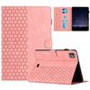 For iPad Air 11 (2025)/(2024)/Air (2022)/(2020)/Pro 11 (2022)/(2021)/(2020)/(2018) Case Honeycomb Printed Leather Tablet Cover