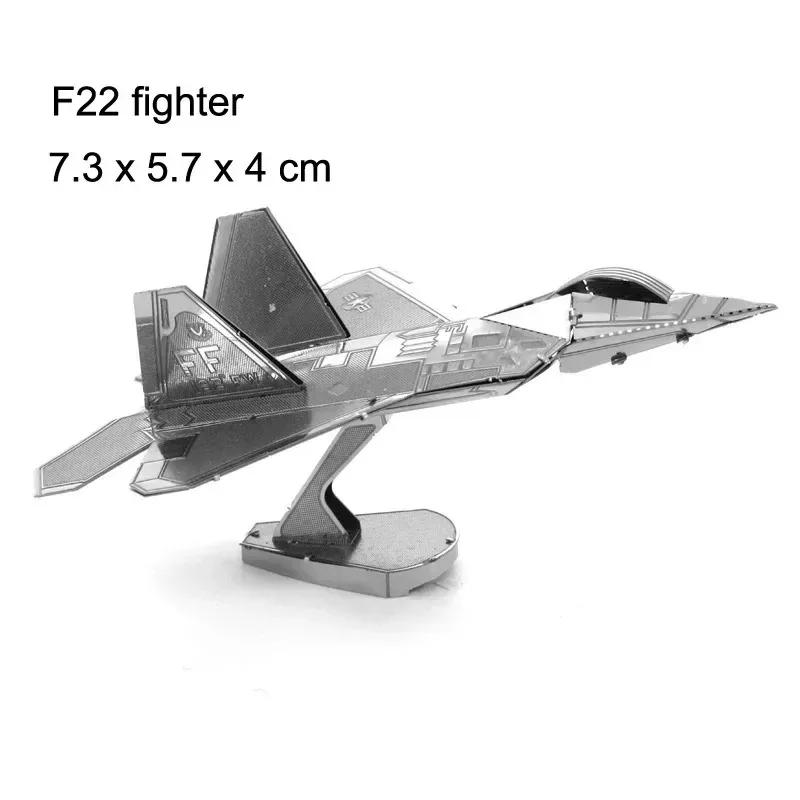 3D Металлические Пазлы Военный Истребитель J-20 J-10B SU-34 KA-50 НЛО Вертолет RAH-66 Сборка Своими Руками Ручная Сборка Масштабная Модель Пазлы