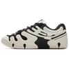 Li Ning Synthetic Leather TPU Low-Top Skate Shoes Unisex Sneakers White Black AEPV003-3
