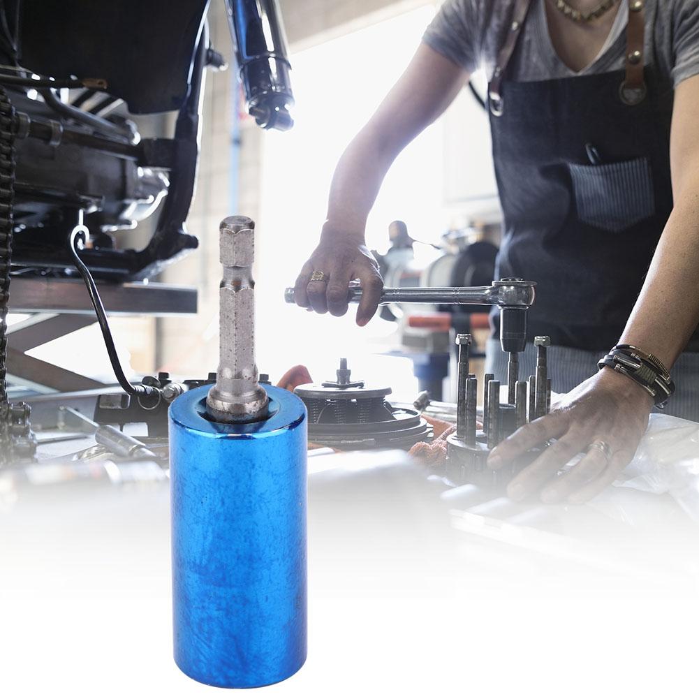 7 19mm Universal Socket Wrench Set with 3 8 inch Power Drill AdapterBlue