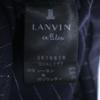 LANVIN en Bleu Made In Japan Striped Pattern No Sleeve Cut Setup 38/36 Women Used