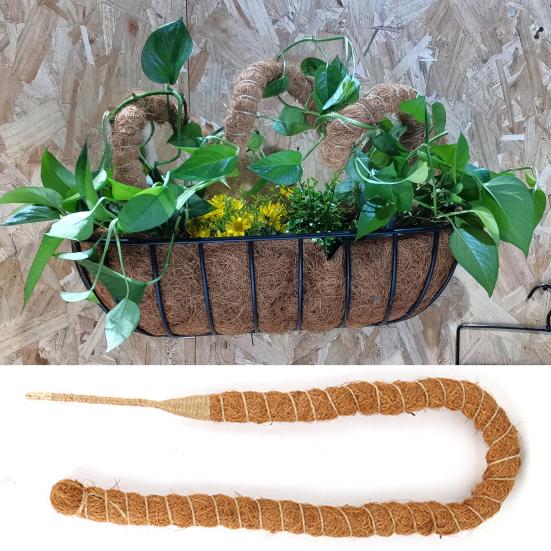 Plant Climbing Stick Bendable Handmade Breathable Non-shedding Firm Plant Growth DIY Moss Pole Plant Support Stake Garden Supplies