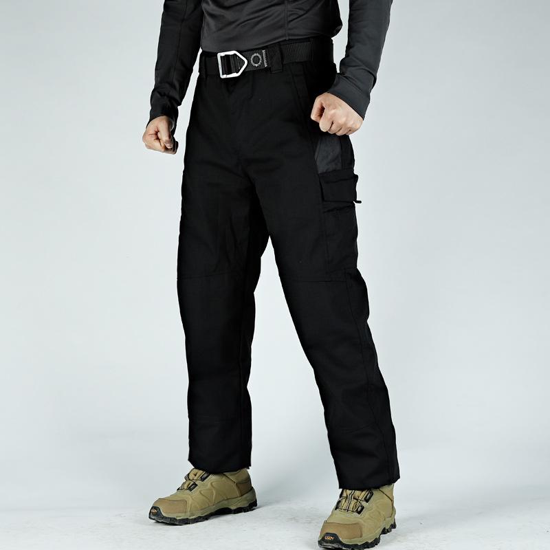 Tactical Pants Men Autumn and Winter Wear-resistant Combat Training Multi-pocket Waterproof Outdoor Multi-bag Pants