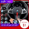 LNRGN1 45MM Car Steering Wheel Badge Emblem Sticker Auto Styling For BMW 1 3 5 7 Series M Performance M3 M5 F01 F20 F10 F13 F16 F34 E84