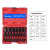 25Pcs Double Head Screw Extractor Set Easy Out Screw Remover Set  Removing Stripped