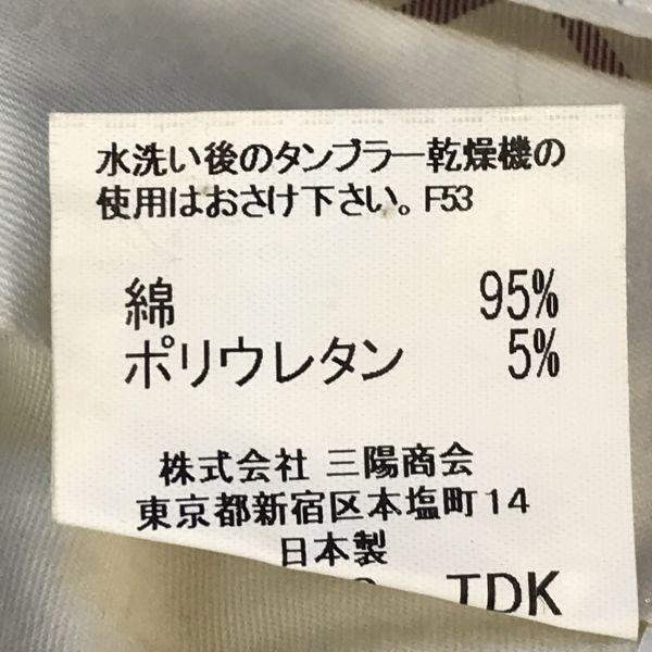 Made in Japan Sanyo Shokai Burberry Slacks Tapered Pants Men 79 M Inseam 70cm Beige Pants Trousers(USED)