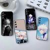 Чехол для телефона Hunter Killua для Samsung Galaxy S24/S25/S22/S30/Note20/Lite/Ultra/5G/Plus/FE Мягкий черный
