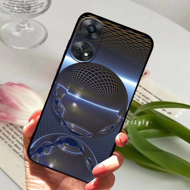 Чехол для OPPO Reno 8T CPH2481 с рисунком «Волк и Мрамор» Мягкий силикон Прозрачная крышка Funda для телефона OPPO Reno8 T Чехол для Reno 8T 4G Coque