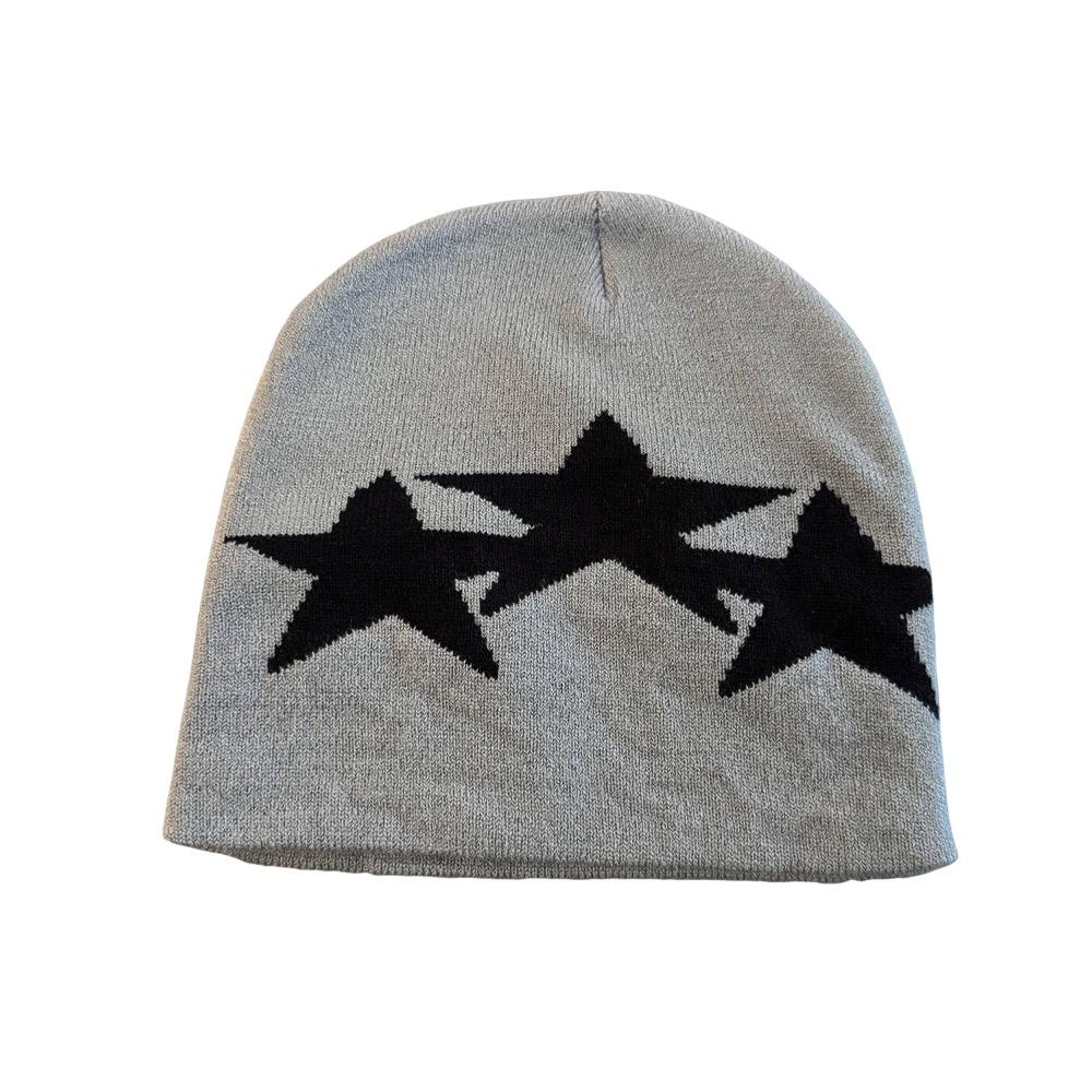 Pullover Style Warm Knit Hat Windproof Y2K Style Cap Fashion Gothic Punk Hat Unisex Daily Wear