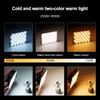 5W RGB Photography Lamp Bi-color LED Light Pocket Vlog Light 2500K-9000K Color Temperature Dimmable