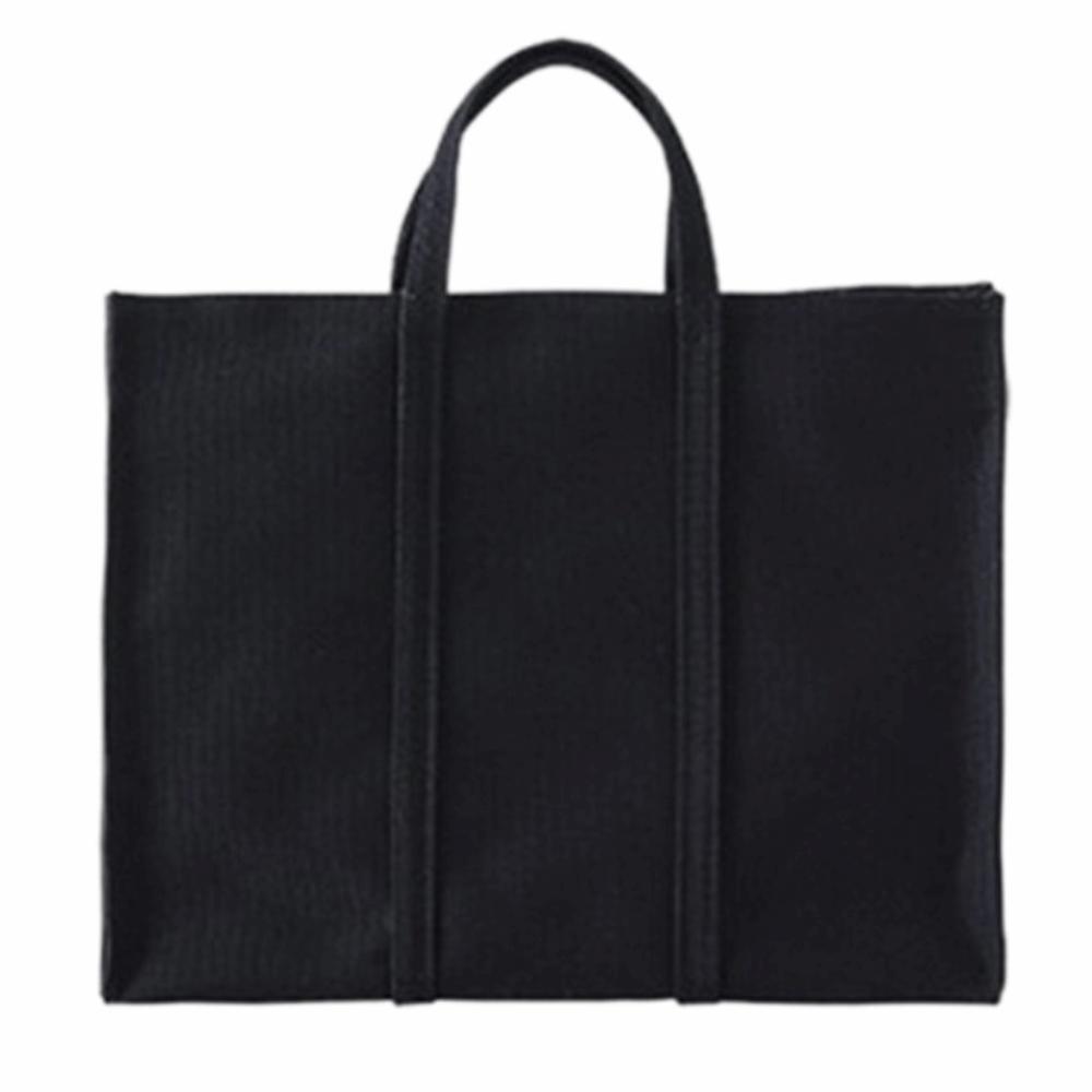 Magnetic Closure Canvas Tote Bag Soft Handle Large Capacity Multi-Pocket Handbagor Durable Stylish Work Bags Daily Use